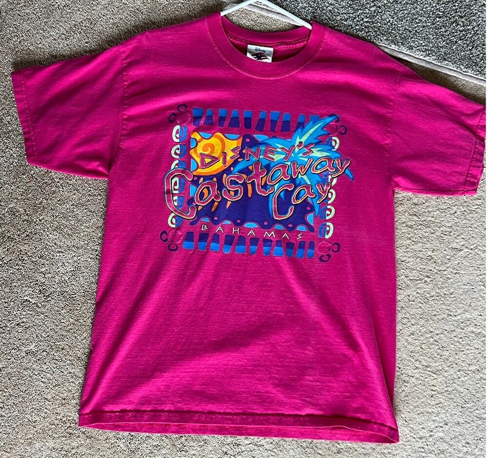 Vintage Disney Cruise t-shirt, Castaway Cay Bahamas, Medium